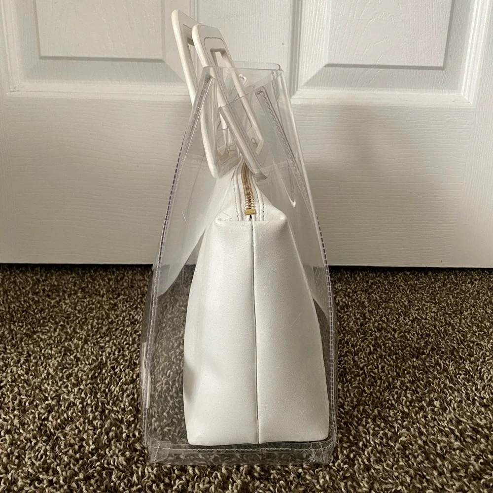 Staud Shirley PVC bag in White - Picture 4 of 5